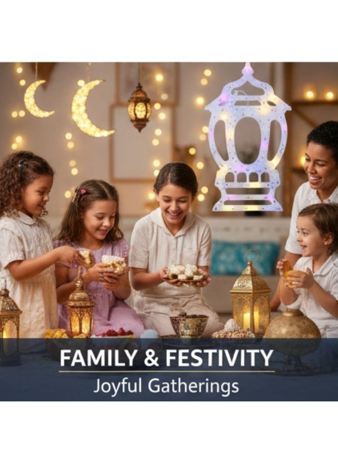 Decorative lights Ramadan lanterns multi-colored colorful - Image 1