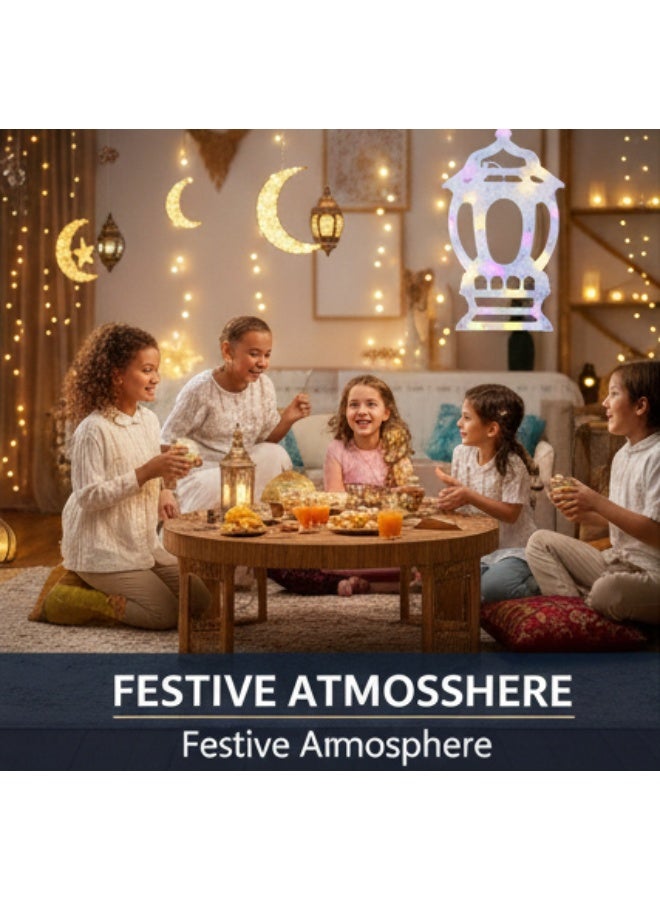 Decorative lights Ramadan lanterns multi-colored colorful - Image 4