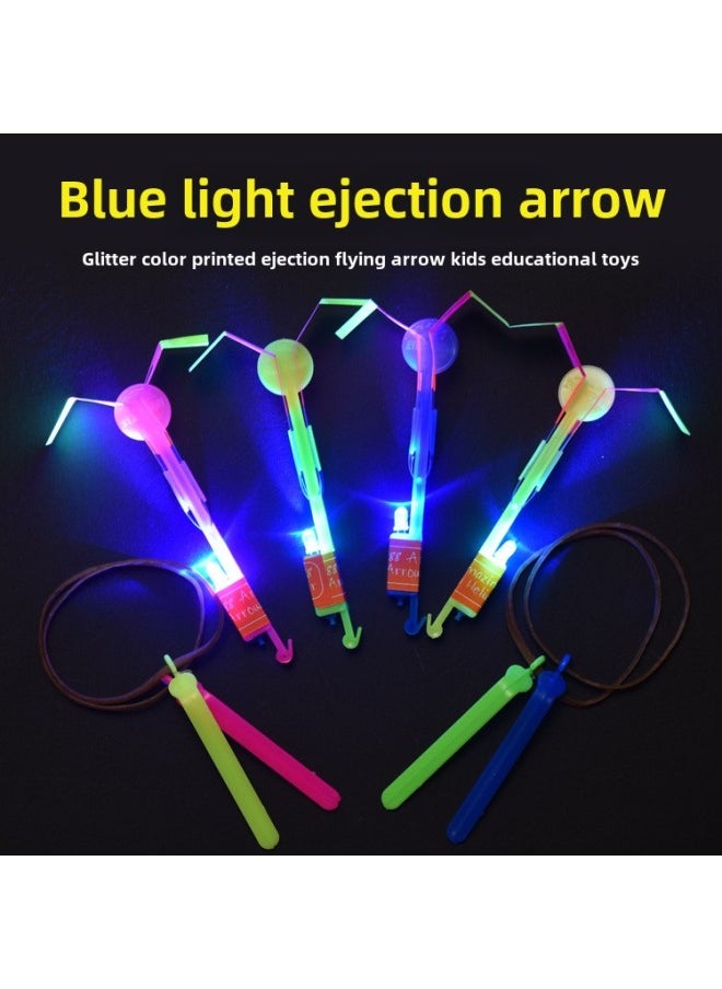 Generic Stall Hot Sale Children's Light-emitting Toys Small Flying Arrow Led Flash Slingshot Catapult Rocket Flying Sky Fairy Bamboo Dragonfly-Color:Slingshot Whistle Flying Arrow  - Image 5