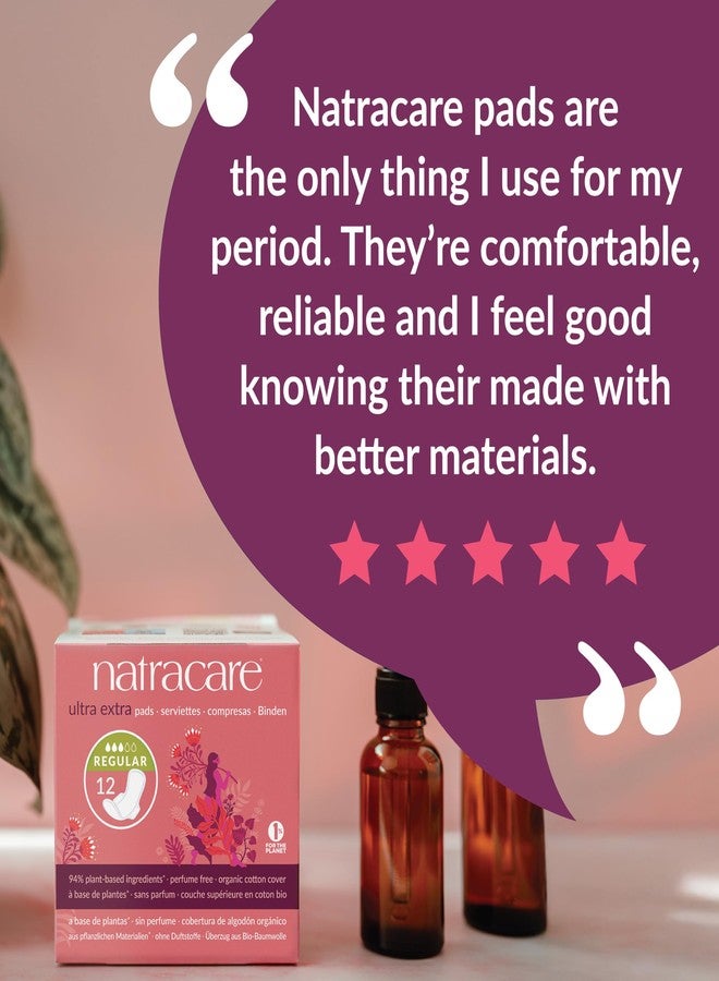 Natracare Ultra Extra Pads w/wings - Long - 8 Count (3pack - Image 4