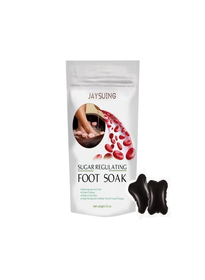 Jaysuing 10PCS Herbal Foot Cleaning Soak Beads,Herbal Body Detox Foot Soak,Foot Spa Pedicure With Bath Salt,Foot Cream, Foot Scrub, Natural Herbal Foot Massage Beads For Men And Women  - Image 1
