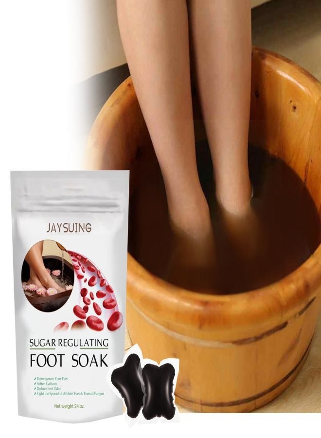 Jaysuing 10PCS Herbal Foot Cleaning Soak Beads,Herbal Body Detox Foot Soak,Foot Spa Pedicure With Bath Salt,Foot Cream, Foot Scrub, Natural Herbal Foot Massage Beads For Men And Women  - Image 4