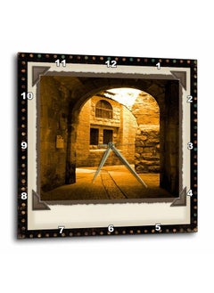 3DROSE Dpp_18332_1 Gateway To Jerusalem Wall Clock 10 By 10Inch  - Image 3