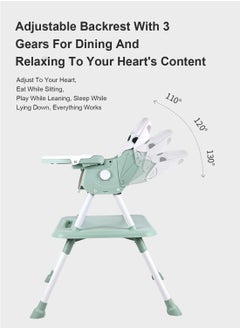 MaBaby Baby and Children's Dining Chair with Multifunctional Folding Function  - Image 2