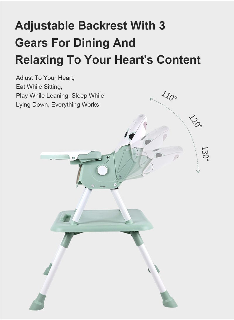 MaBaby - Baby and Children's Dining Chair with Multifunctional Folding Function - Image 1