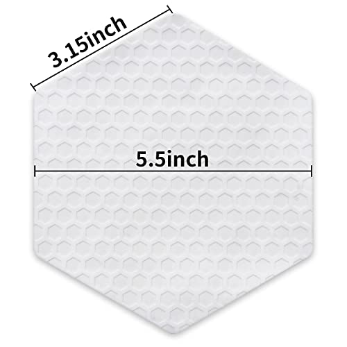 Rokia R Surfboard Traction Pad 10 PCS Silica Gel Anti-Slip Pad for Surfboard,Longboard,Skim Board, Milky White… - Image 3