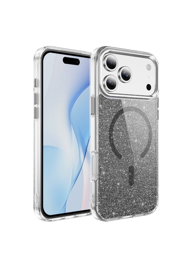 Crystal Magnetic Ring Case Compatible with iPhone 16 Pro Max - Image 1