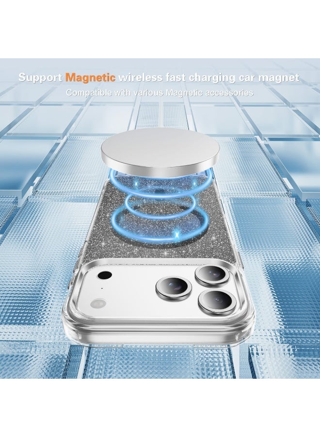 Crystal Magnetic Ring Case Compatible with iPhone 16 Pro Max - Image 4