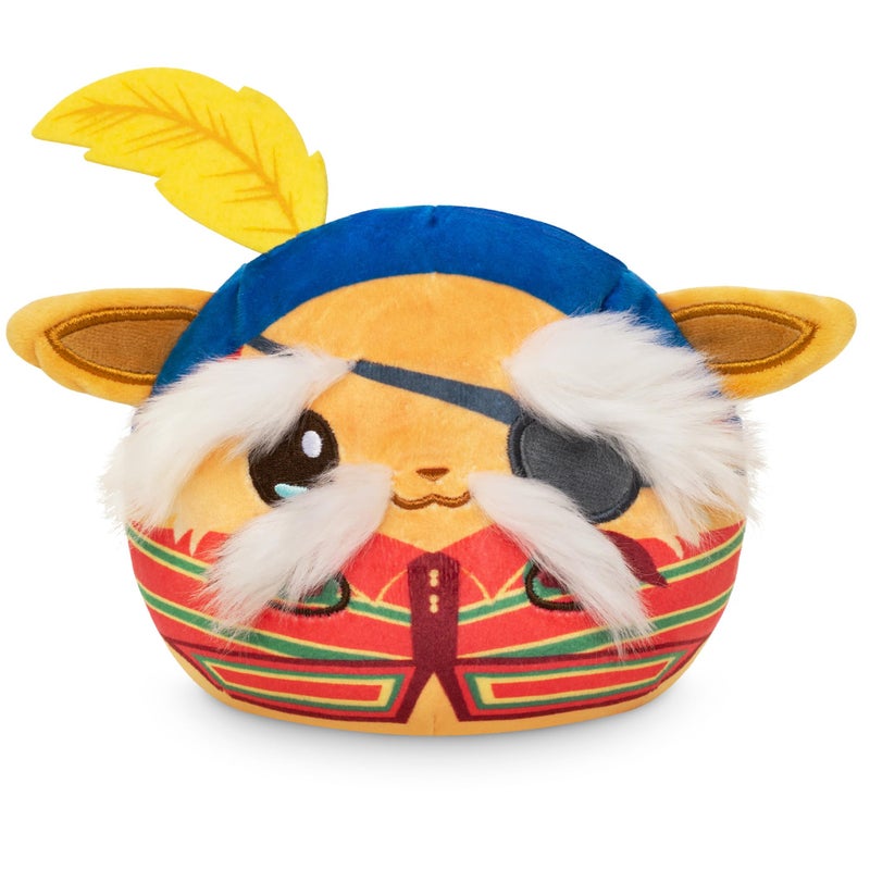 TeeTurtle Reversible Jim Hensons Labyrinth Didymus Ambrosius 4Inch TwoSided Flip Plush Toy with Embroidered Details Cute Mini Collectible Plush for Kids Teens and Adults - Image 2
