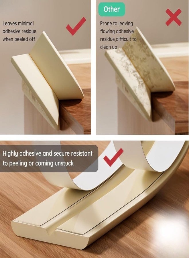 Kolorful Baby Proofing Cute Bear Printed Flat Edge Protector-2 M Safety Strip,Furniture,Dense Edge Guard for Kids Safety Soft Cushion Foam Bumper Strip,Table Childproof Protection Tape (Cream) - Image 5
