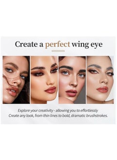 QIC Liquid Eyebrow Pencil Waterproof Eyebrow Microblading Pen Eye Makeup Eyebrow Pen Long Lasting Waterproof Micro 4 Point Brow Pen Natural Looking Brows Makeup Dark Coffee #2  - Image 4