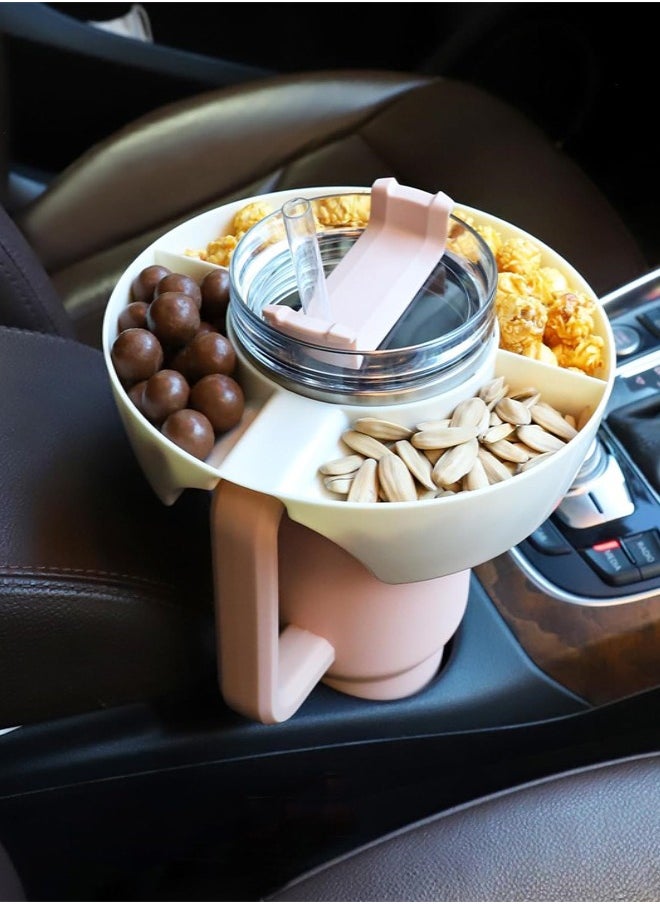 Generic Snack Bowl for Stanley Cup, Reusable Snack Ring Compatible with Stanley Quencher H2.0 40oz Tumbler with Handle, Cute Water Bottle Accessories for Car Cup Holder Cinema Home Outdoor  - Image 3