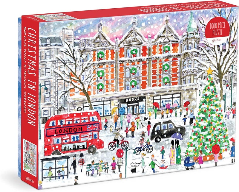 Galison Michael Storrings Christmas in London 1000 Piece Puzzle - Image 2