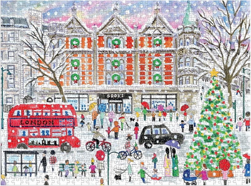 Galison Michael Storrings Christmas in London 1000 Piece Puzzle - Image 3