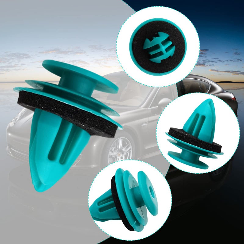 TOPCNOEM 100Pcs Door Trim Panel Retainer Clips Compatible with Toyota Tacoma Sienna Cruiser Avalon Corolla Camry Tundra Sequoia Matrix Prius RAV4 Lexus Scion Land 9mm Hole 90467-10188 - Image 5