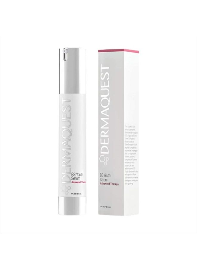 DermaQuest Advanced Therapy B3 Youth Serum - Hyaluronic Acid & Vitamin B3 Anti Wrinkle Serum - Firming, Hydrating and Supporting Barrier Repair (1oz) - Image 1