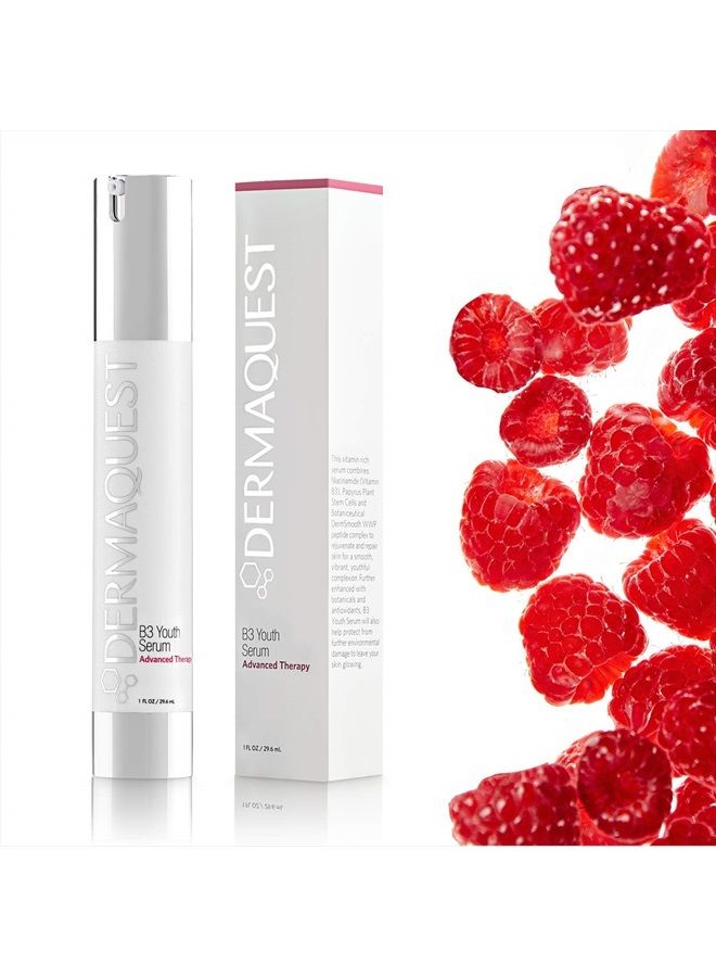 DermaQuest Advanced Therapy B3 Youth Serum - Hyaluronic Acid & Vitamin B3 Anti Wrinkle Serum - Firming, Hydrating and Supporting Barrier Repair (1oz) - Image 5