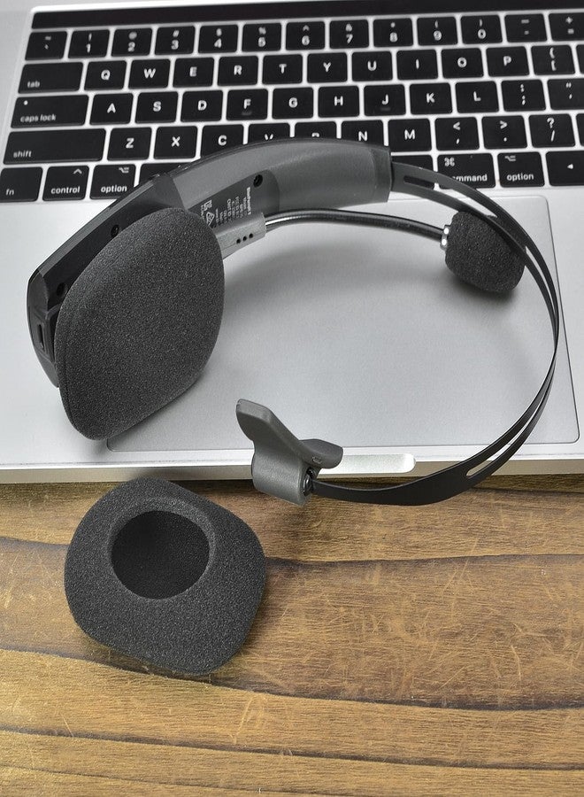 defean 20 Pcs B350XT Ear Cushions Foam and Microphone Foam - defean Replacement Ear Pads Compatible with VXI BlueParrott B350-XT(B350XT B350 XT) Version 1 and Version 2 Trucker Bluetooth Headset - Image 4