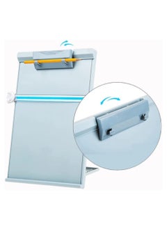 Paper Holder Stand with Adjustable Clip and Line Guide for Typing, Desk A4 Documents Copyholder 5 Easy Viewing Positions - pzsku/ZD6A9BC041D89DE95DE19Z/45/_/1657194360/72d9a33c-5099-4066-9cdd-76e2cf03a984