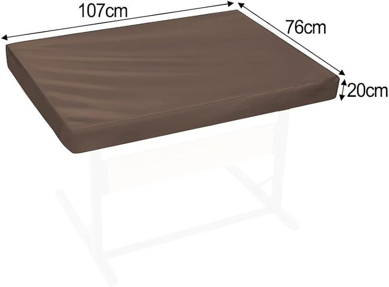 Waterproof Oxford Cloth Puzzle Board Cover With Drawstring For 1500 Pieces Coffee 107x76x20cm - Image 3