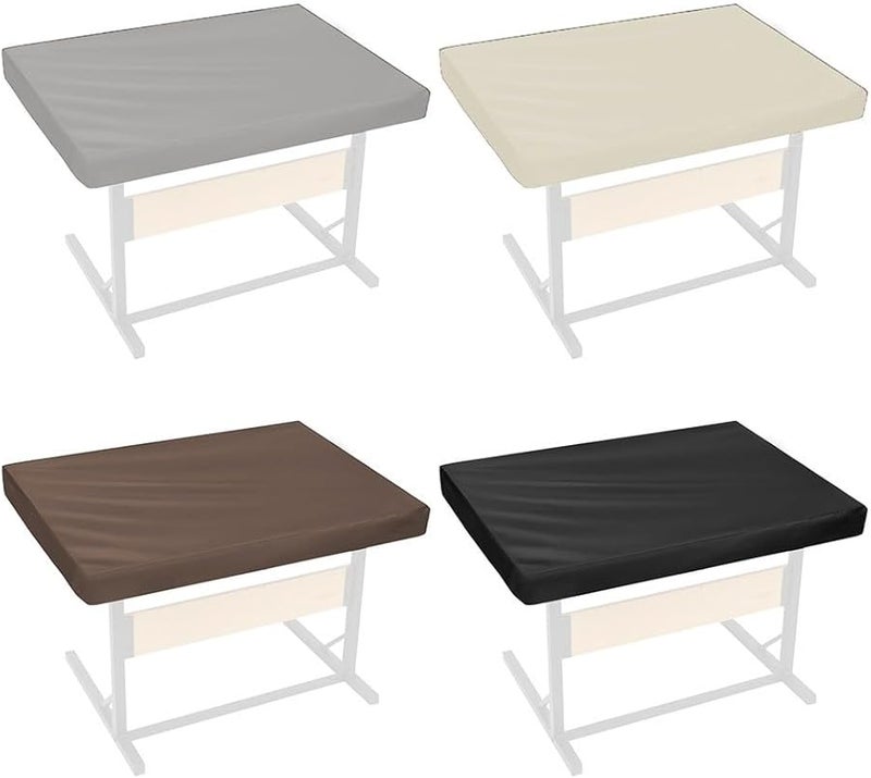 Waterproof Oxford Cloth Puzzle Board Cover With Drawstring For 1500 Pieces Coffee 107x76x20cm - Image 4