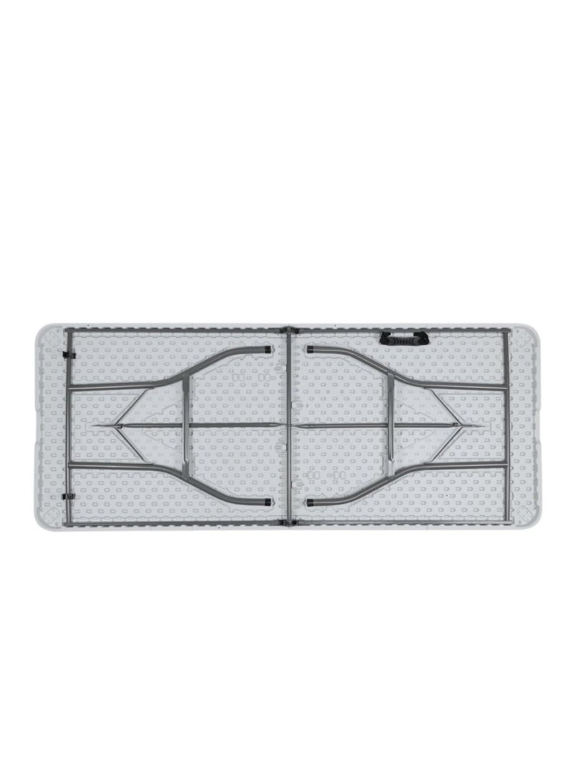 Portable Folding Catering Table 240 cm, Heavy-Duty Resin Top with Steel Frame, Foldable Multipurpose Table for Indoor & Outdoor Events, Camping, Parties, and Gatherings, Seats 6–8 People - Image 5