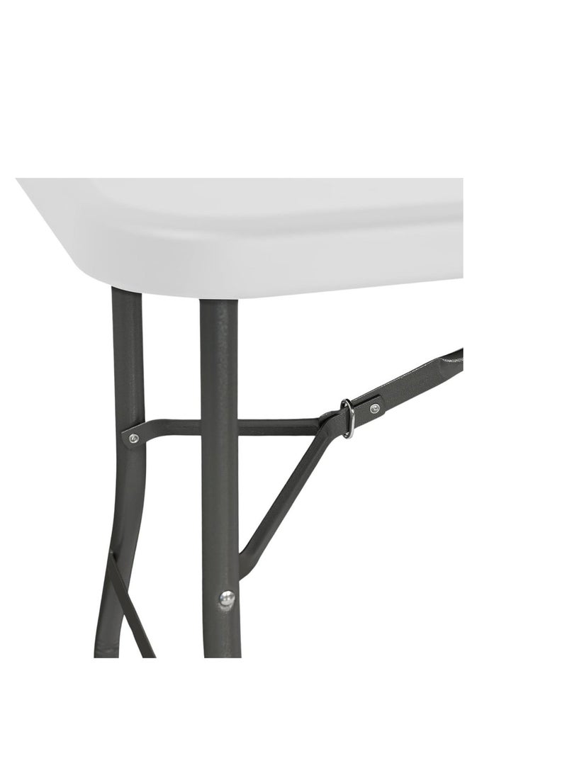 Portable Folding Catering Table 240 cm, Heavy-Duty Resin Top with Steel Frame, Foldable Multipurpose Table for Indoor & Outdoor Events, Camping, Parties, and Gatherings, Seats 6–8 People - Image 4
