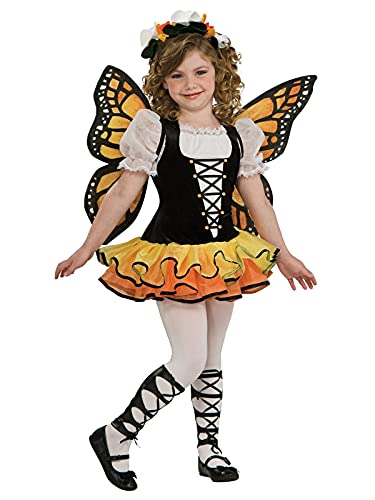 Rubies Monarch Butterfly Costume Dress for Kids, Girl's Large - Image 5