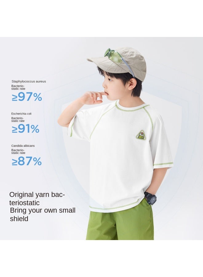 Zuoxi Kids Quick-dry Cool T-shirt - Boys' Short Sleeve Summer Training Top With Cooling Technology, Lightweight Athletic Shirt For Big Kids & Youth - Image 4
