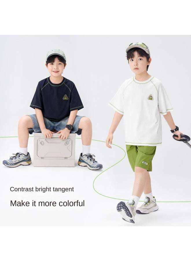 Zuoxi Kids Quick-dry Cool T-shirt - Boys' Short Sleeve Summer Training Top With Cooling Technology, Lightweight Athletic Shirt For Big Kids & Youth - Image 5