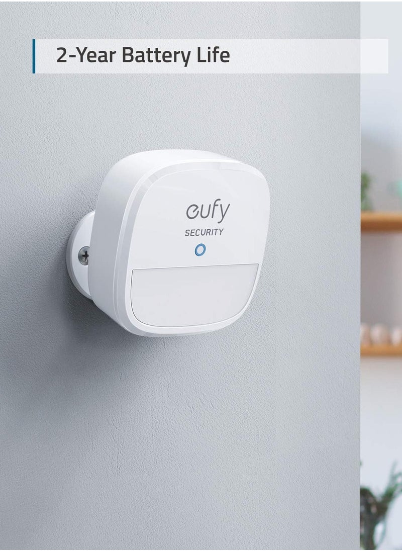 eufy - Motion Sensor eufy Security Home Alarm System Motion Sensor, 100° Coverage, 30 ft Range, 2-Year Battery Life, Adjustable Sensitivity (HomeBase Required) - 18 Months Local Warranty - Image 1