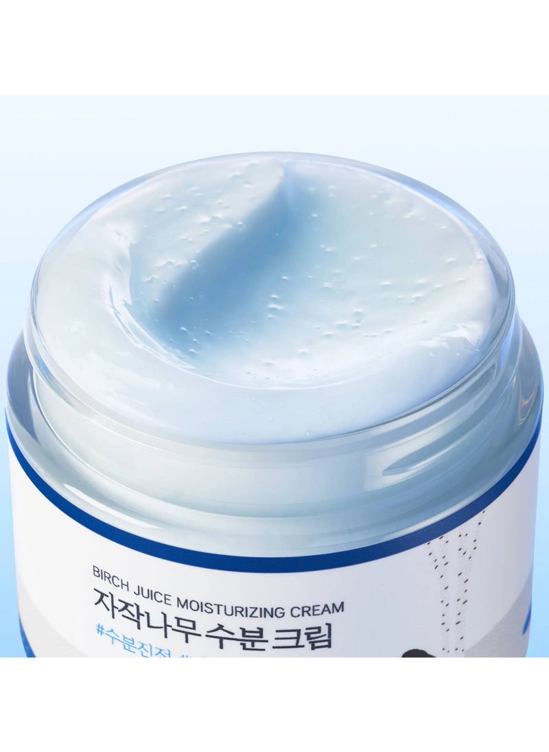 Round Lab - ROUND LAB Birch Juice Moisturizing Cream 80ml – Deep Hydration Face Cream for Dry & Sensitive Skin, Lightweight Korean Skincare with Birch Sap & Hyaluronic Acid - Image 1