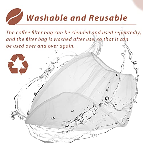 GRONGU Cold Brew Coffee Filter Bag Compatible With Toddy Cold Brew System Strainer Bag for 5 Gallon Commercial Brewers, Washable & Reusable - 2 Pack - Image 4