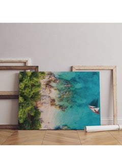 Home Gallery Croatia Panoramic Coast Canvas Wall Art  - Image 1