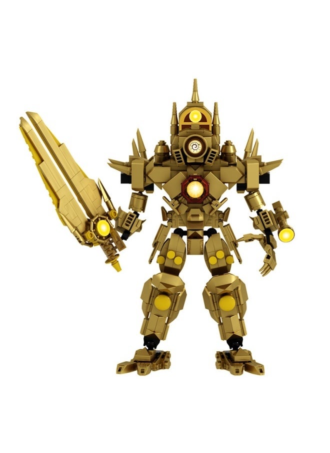 General Deformation clock man building block model decoration toys children's educational game accessories assembling game gifts for family and friends  - Image 3