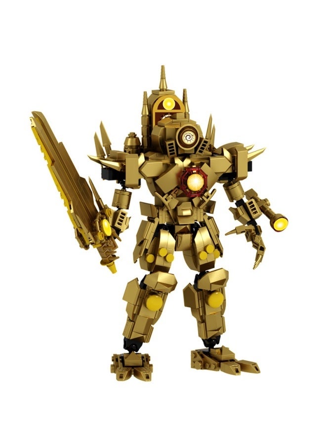 General Deformation clock man building block model decoration toys children's educational game accessories assembling game gifts for family and friends  - Image 2