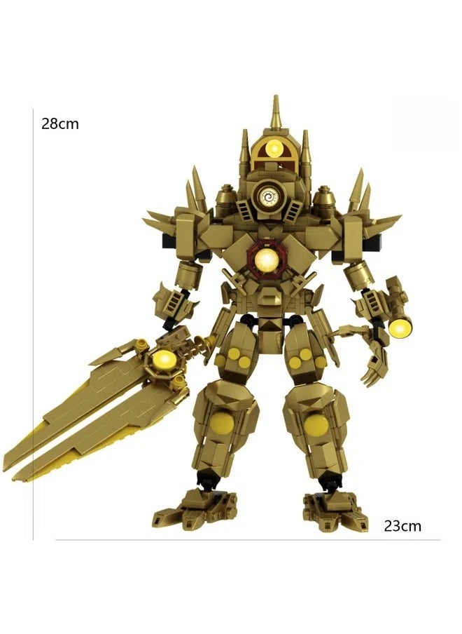 General Deformation clock man building block model decoration toys children's educational game accessories assembling game gifts for family and friends  - Image 4