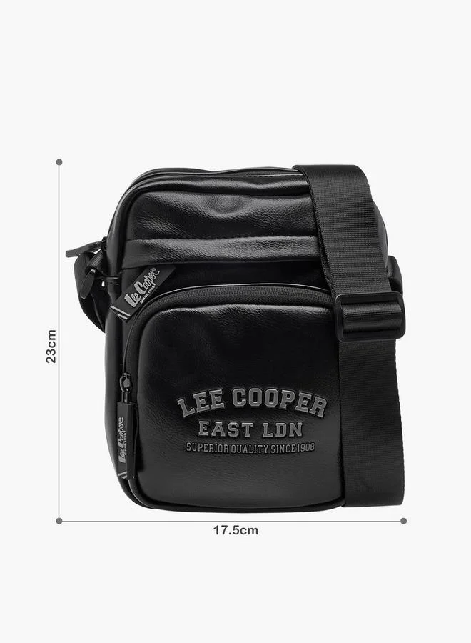 Lee Cooper Men Textured Crossbody Bag