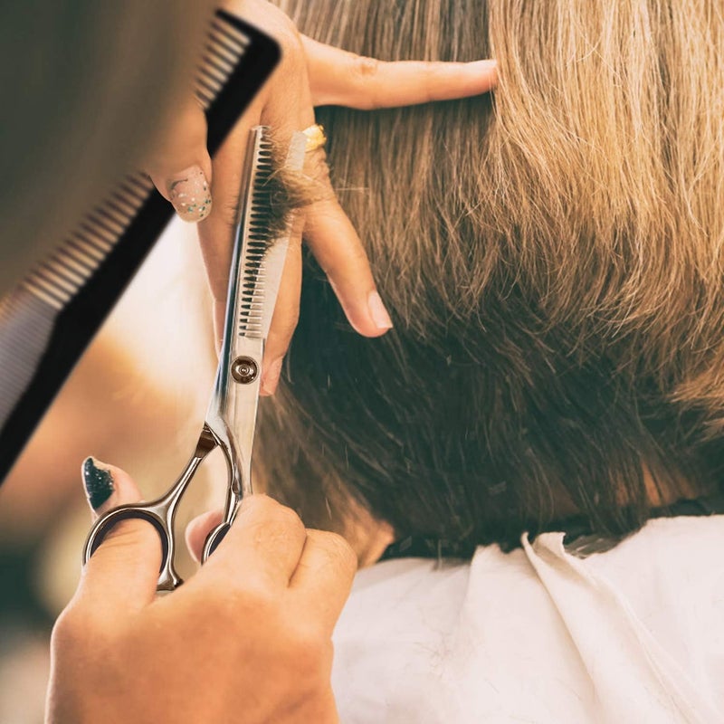 Fcysy Professional 6 Inch Hair Thinning Scissors, Barber Texturizing Shears - Image 5