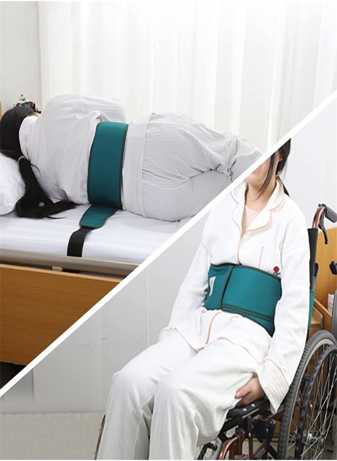 Generic - Bed Restraint Strap Medical Bed Restraint Anti-Fall Waist Belt for Elderly Wheelchair Seat Safety Belt Medical Bed Restraints for Elderly Chest Cushion Seat Belt Medical Bed Safety Assist - Image 1