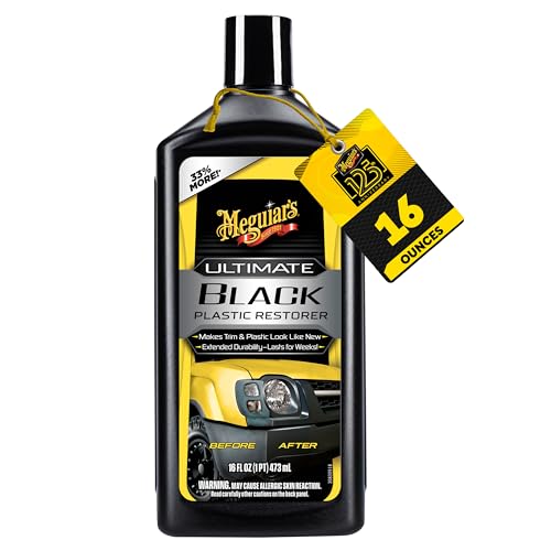 Meguiar's مستعيد البلاستيك الأسود النهائي من ميغواير، 16 أونصة BT، 6/صندوق - Image 1