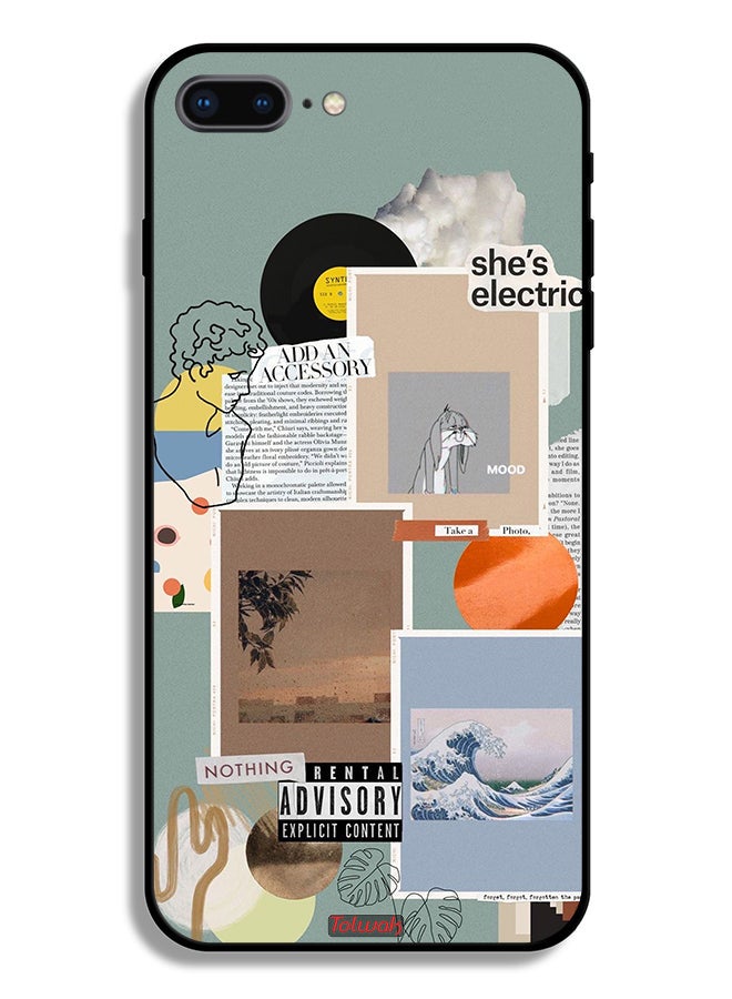 Tolwak Apple iPhone 7 Plus Protective Case She Is Electric - Image 2