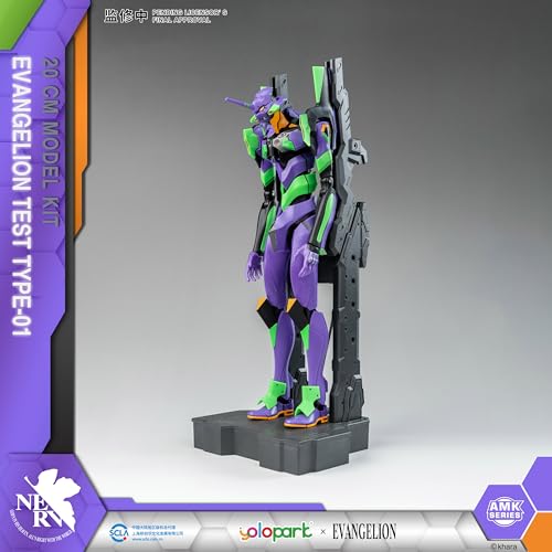 YOLOPARK Evangelion Figure - 7.87 Inch Highly Articulated Humanoid Decisive Weapon Neon Genesis Evangelion Model Kit (EVA-01) - Image 3