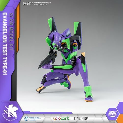 YOLOPARK Evangelion Figure - 7.87 Inch Highly Articulated Humanoid Decisive Weapon Neon Genesis Evangelion Model Kit (EVA-01) - Image 4