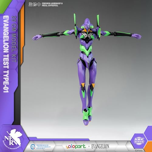 YOLOPARK Evangelion Figure - 7.87 Inch Highly Articulated Humanoid Decisive Weapon Neon Genesis Evangelion Model Kit (EVA-01) - Image 5