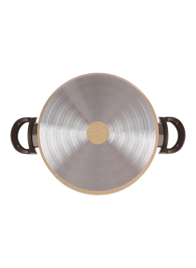 كوك ان عبود وعاء طهي من الجرانيت الحيوي مع غطاء من الزجاج والسيليكون - Image 2