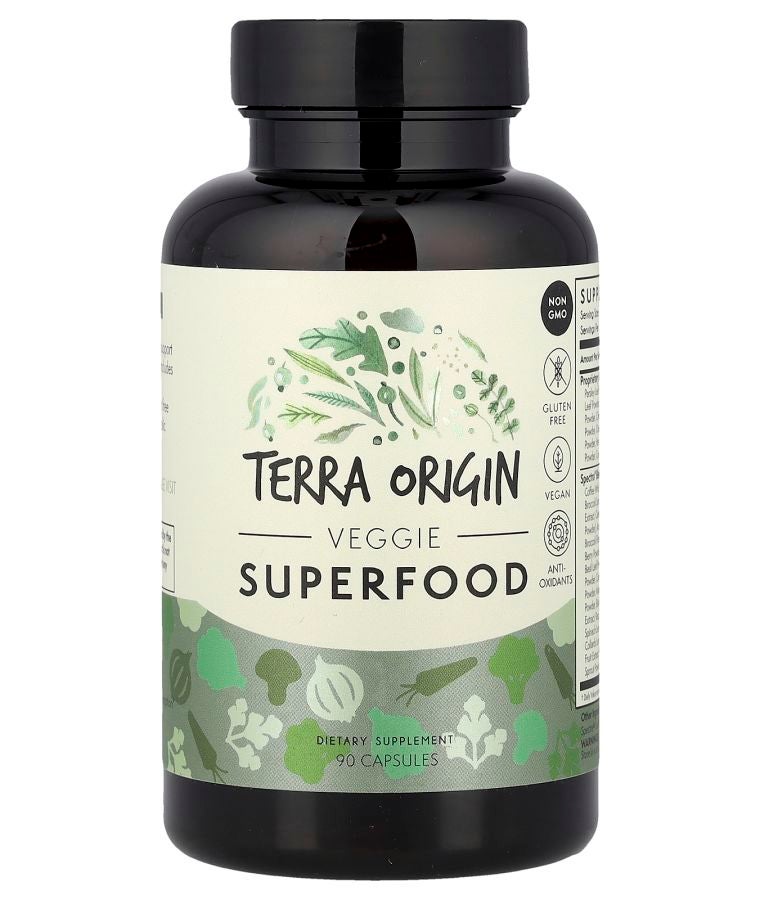 Terra Origin Veggie Superfood 90 Capsules