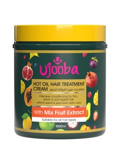 Ujooba Hot Oil Hair Treatment Cream with Mix Fruit Extract 1000 ML 