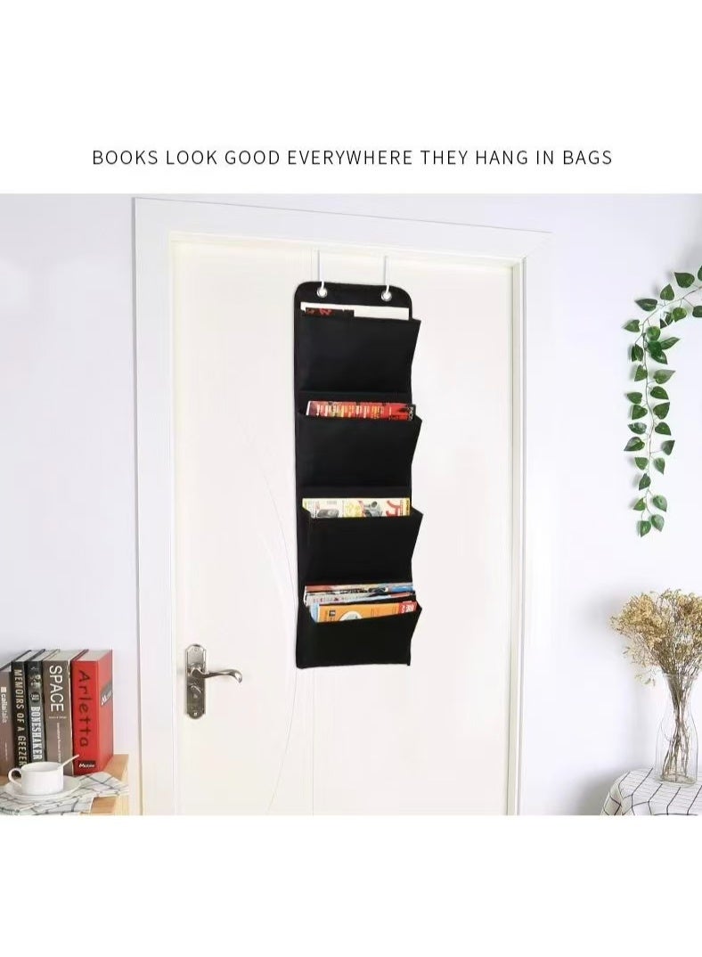 Over The Door File Organizer, Mail Organizer Holder, Wall Mount Hanging File Storage, Organizer with 6 Pockets for Office, Home, Paper, Document, Chart - Image 5