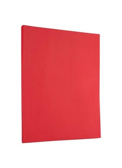 Colored 24Lb Paper - 90 Gsm - 8.5 X 11 - Red Recycled - 50 Sheets/Pack